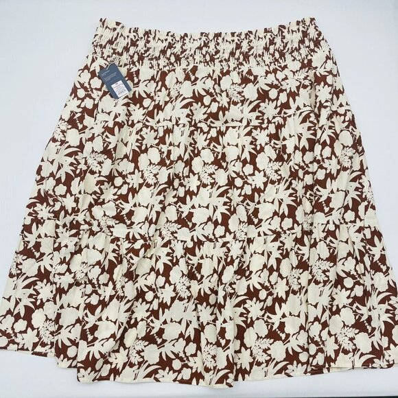 Universal Thread Women's Plus Size 4X High-Rise Tiered Midi A-Line Skirt $28 207 - Picture 4 of 7